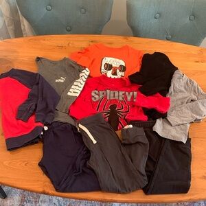 Lot of boys sweats and long sleeve tees 5T